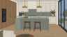 Original second kitchen design